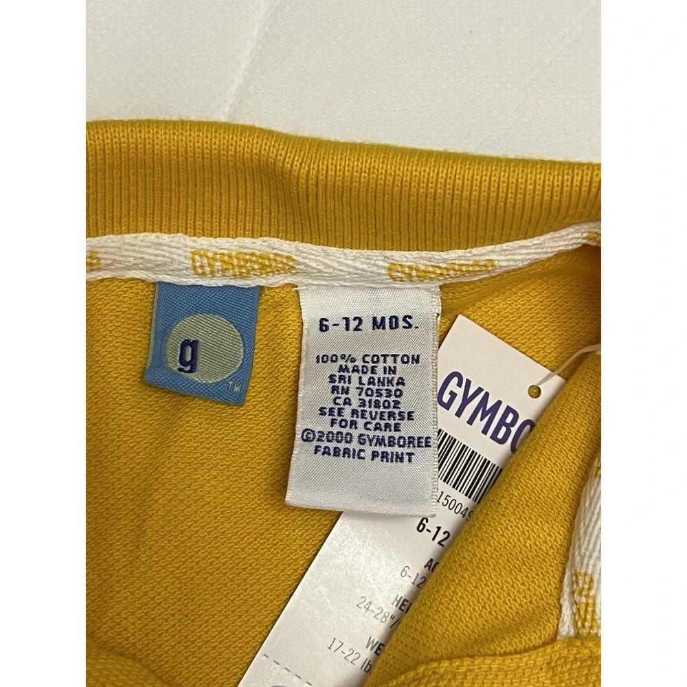 Vintage 2000 Gymboree Baby Boy Polo Bodysuit Romper One Piece Y2K Infant